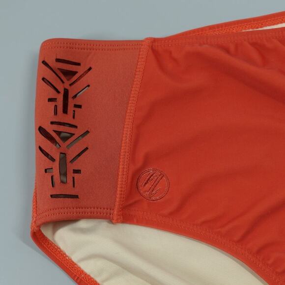 Bundle 2 Nani Bikini Bottom XS Blue-Orange High Waisted Modest Swimwear - Picture 6 of 16